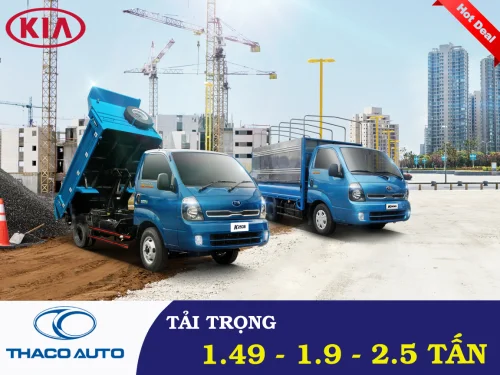 Xe tải 1 tấn, 2 tấn Thaco Kia K200 K250 mới tại Hưng Nguyên, Nghệ An.