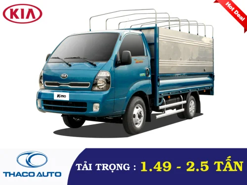 Xe tải Kia K250 thùng mui bạt 3 bửng 2.5 tấn